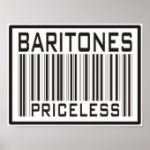 Baritones Priceless Poster (Vorne)