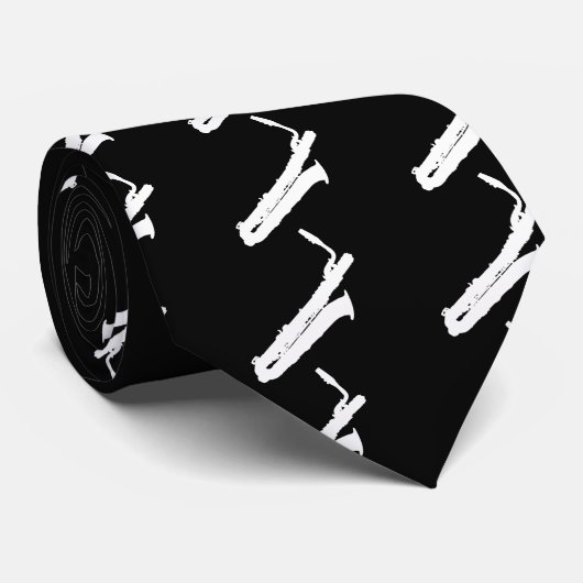 Baritonsaxophone-Krawatte Krawatte (Gerollt)