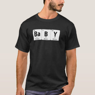 Barium(Ba) Bor(B) und Yttrium(Y) Symbole Baby T-Shirt