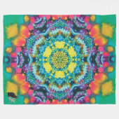 Barium Kaleidoskop-Flanelldecke Fleecedecke (Vorderseite (Horizontal))