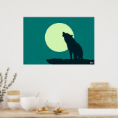 Bark am Mond Poster (Küche)