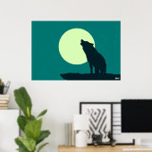 Bark am Mond Poster (Heimbüro)