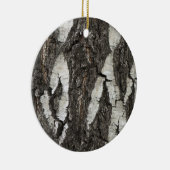 Bark Birch Wood Keramikornament (Rechts)