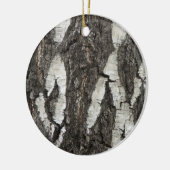 Bark Birch Wood Keramikornament (Links)