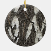 Bark Birch Wood Keramikornament (Hinten)