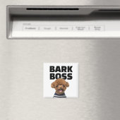 Bark Boss Custom Dog Photo Personalized Gift Magnet (In Situ (Geschirrspüler))
