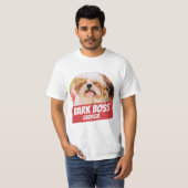 Bark Boss Haustier Foto Modernes, Cooles Einfaches T-Shirt (Vorne ganz)