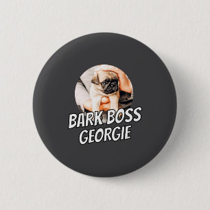 Bark Boss Haustier Hund Foto Modern Einfach Cool Button
