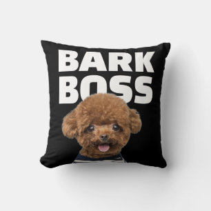 Bark Boss Hund Foto Benutzerdefiniertes Haustier Kissen