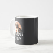 Bark Boss Pet Dog Photo Modern Simple Cool Kaffeetasse (Vorderseite Links)