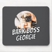 Bark Boss Pet Dog Photo Modern Simple Cool Mousepad (Vorne)