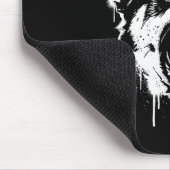 Bark For Me Gothic Fierce Dog  Mousepad (Ecke)