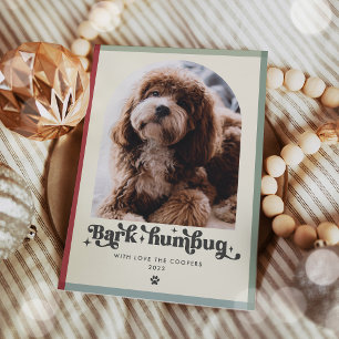 Bark Humbug Dog Foto Weihnachten