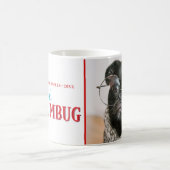 Bark Humbug Funny Christmas Dog Custom Foto Kaffeetasse (Mittel)