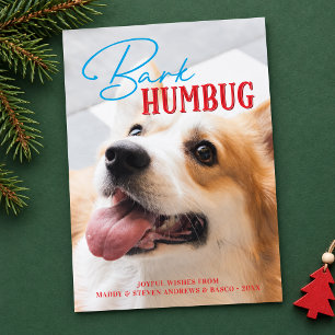 Bark Humbug Lustiges Weihnachten Hund Benutzerdefi