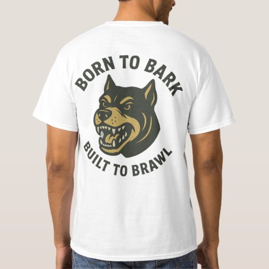 Bark N Brawl K9 teeshirt  T-Shirt (Rückseite)