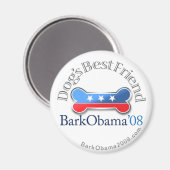 Bark Obamas bester Freund-Magnet Magnet (Vorderseite/Rückseite)