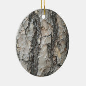 Bark Pine Wood Keramik Ornament (Rechts)