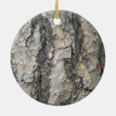Bark Pine Wood Keramik Ornament (Hinten)