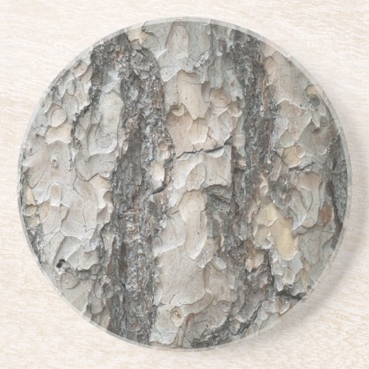 Bark Pine Wood Untersetzer (Vorne)