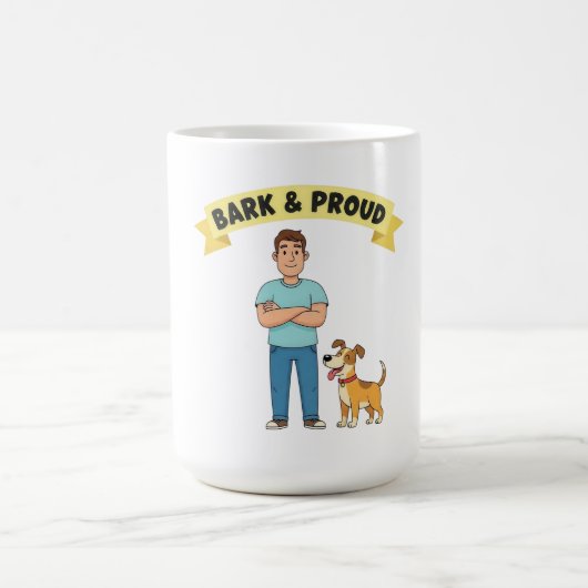 Bark & Proud Vatertag Kaffeetasse (Mittel)