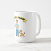 Bark & Proud Vatertag Kaffeetasse (VorderseiteRechts)