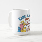 Bark & Proud Vatertag Kaffeetasse (Vorderseite Links)