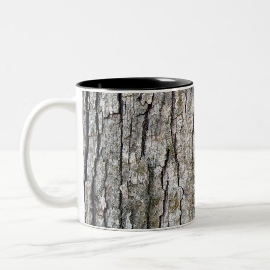 Bark Texture Zweifarbige Tasse (Links)
