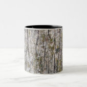 Bark Texture Zweifarbige Tasse (Mittel)