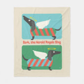 Bark, The Herald Angels Sing Fleecedecke (Vorderseite)