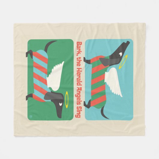 Bark, The Herald Angels Sing Fleecedecke (Vorderseite (Horizontal))