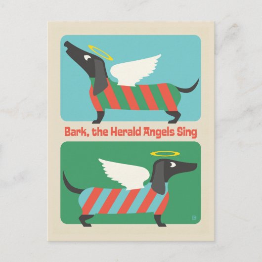 Bark, The Herald Angels Sing Postkarte (Vorderseite)