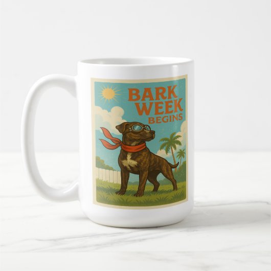 Bark Week beginnt: Retro Flight Edition Kaffeetasse (Links)