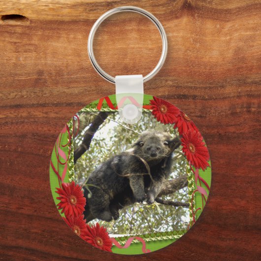 Barkatze Schlüsselanhänger (Vorderseite)