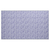 Barkcloth Style Pattern - Dunkle Marine auf Weiß Stoff (Yard (91,4 cm))