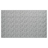 Barkcloth Style Pattern - Schwarz auf Weiß Stoff (Yard (91,4 cm))