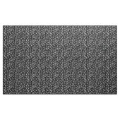 Barkcloth Style Pattern - Weiß auf Schwarz Stoff (Yard (91,4 cm))