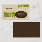 Barkcloth Visitenkarte (Vorne/Hinten)