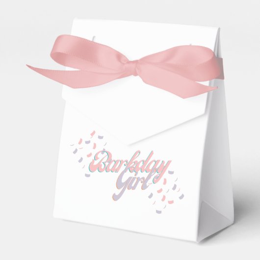 Barkday Girl Favor Box Geschenkschachtel (Vorderseite)
