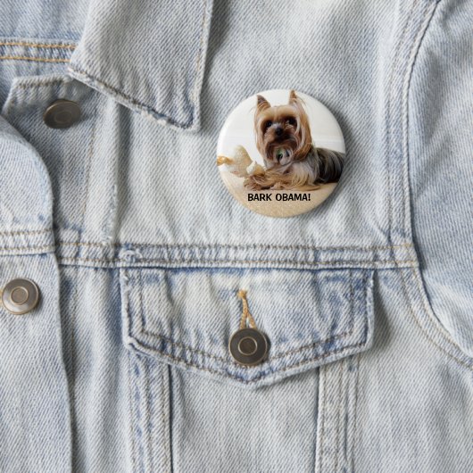 BARKE OBAMA BOMBOS BUTTON (Beispiel)