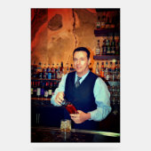 Barkeeper Acrylschild (Vorderseite)