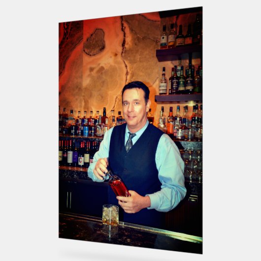 Barkeeper Acrylschild (Winkel)