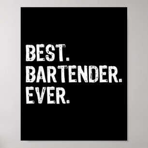Barkeeper Aller Zeiten Barkeeper Lustiges Geschenk Poster