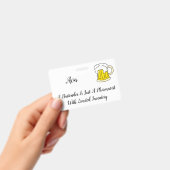 Barkeeper-Apotheker-Spaß-Witz Ausweis (Handheld)