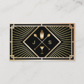 Barkeeper Bar Club Modernes Museum Visitenkarte (Vorderseite)