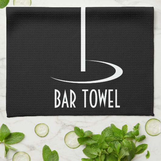 Barkeeper-Bar-Tuch-Martini-Glas Handtuch (Gefaltet)