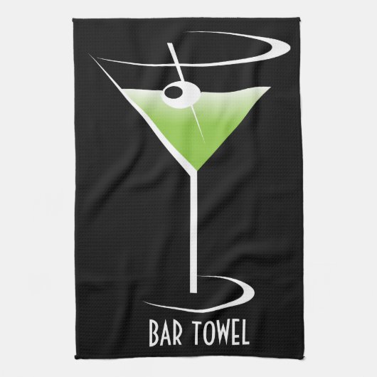 Barkeeper-Bar-Tuch-Martini-Glas Handtuch (Vertikal)