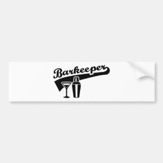 Barkeeper-Barkeeper Autoaufkleber