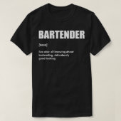 Barkeeper Barkeeper Funny Definition T-Shirt (Design vorne)