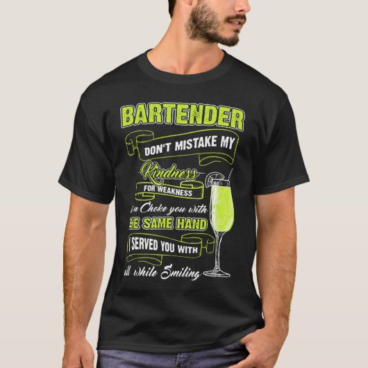 Barkeeper - Barkeeper nicht meine Güte verfehlen T-Shirt (Vorderseite)